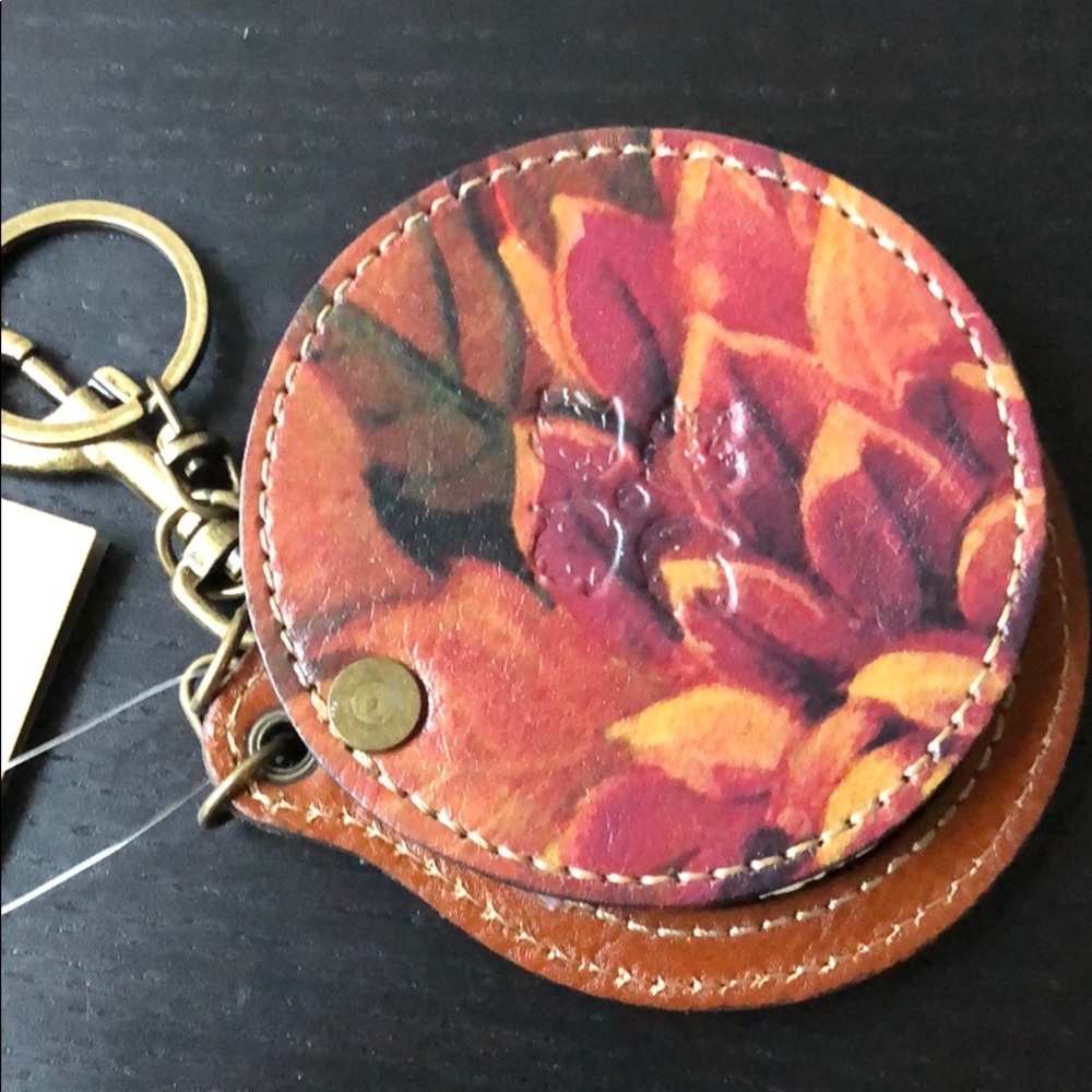Leather Mirror keychain
